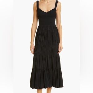 La Ligne NWOT Mary Alice Smocked Tank Jersey Midi Maxi Dress